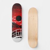 Red Blossom Skateboard (Voorkant)