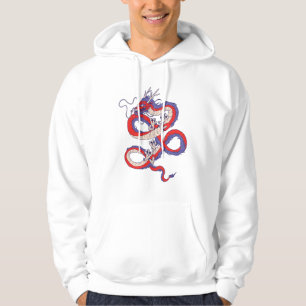 Red Blue Dragon Hoodie