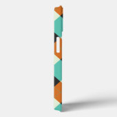 Red, Blue en Cream Argyle Case-Mate iPhone Case (Achterkant / Rechts)