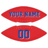 RED BLUE EN WHITE Custom Football (Panelen)