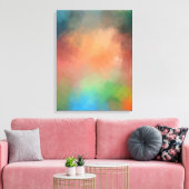 Red Blue Green Yellow Modern Abstract kunstkleurri Canvas Afdruk (Insitu (Woonkamer))