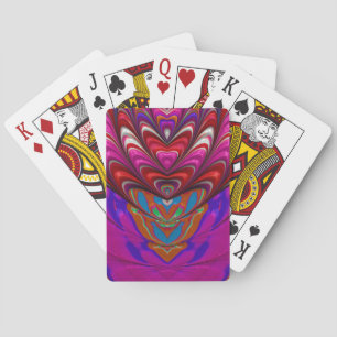 Red Blue Paars Design-afspeelkaarten ~ Origineel Pokerkaarten