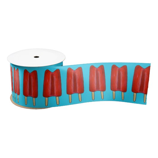 Red Blue Popsicles Cherry Twin Pop Juli 4 Verenigd Lint (Spoel)