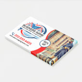 Red Blue Power Wash House Cleaning Services Post-it® Notes (Schuin)