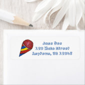 Red Blue Snocone Snow Cone Summer Labels (Insitu)