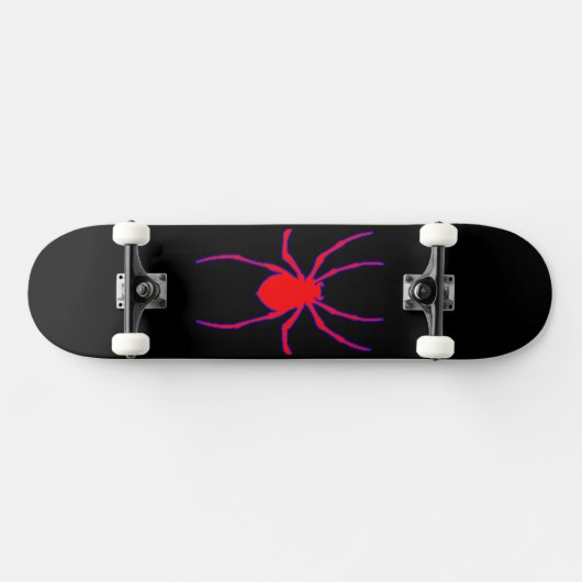 Red Blue Spider Skateboard Design (Horz)