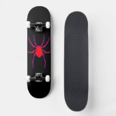 Red Blue Spider Skateboard Design (Recto)
