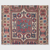 Red Blue Western Santa Fe Cowboy   Cadeaupapier (Vlak)