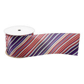 Red Blue White Stripes Cool Modern Unisex Pattern Lint (Spoel)