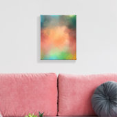 Red Blue Yellow Green Modern Abstract kunstkleurri Canvas Afdruk (Insitu (Woonkamer))