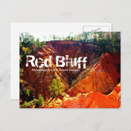 Red Bluff - Morgantown, MS Briefkaart (Voorkant / Achterkant)