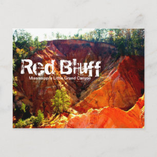 Red Bluff - Morgantown, MS Briefkaart