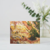 Red Bluff op Highway 587 Briefkaart (Staand voorkant)