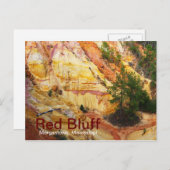 Red Bluff op Highway 587 Briefkaart (Voorkant / Achterkant)