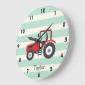 Red Boerderij Tractor Grote Klok (Hoek)