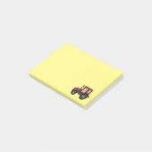 Red Boerderij Tractor Post-it® Notes (Schuin)