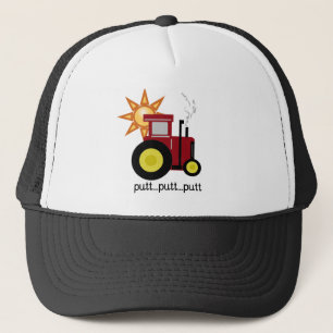 Red Boerderij Tractor Trucker Pet