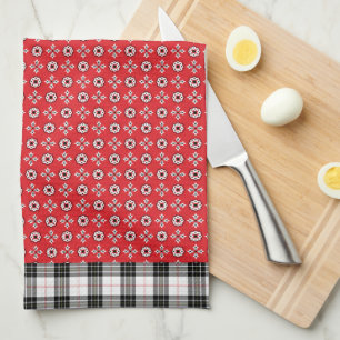 Red Boho Bandana Print Theedoek