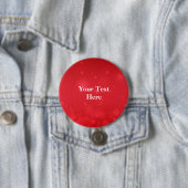 Red Bokeh Design SJABLOON, Ronde Button 7,6 Cm (In situ)