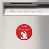 Red Bon Voyage Magnet (In Situ (Lave-vaisselle))