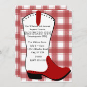 Red Boot Kaart (Voorkant / Achterkant)