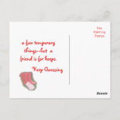 Red Boots Secret Sister Carte postale - ou toute o (Dos)