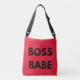 Red Boss Babe Crossbody Tas