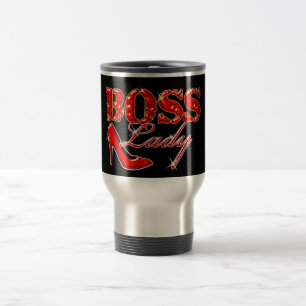 Red Boss Lady High Hiel Reisbeker