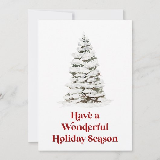 Red Bow Christmas Party Invitation Holiday Dinner Kaart (Achterkant)