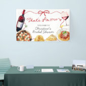 Red Bow Coquette Amore Large Banner Sign (Beurs)