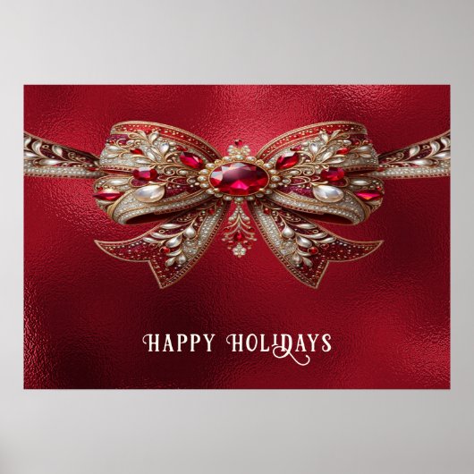 Red Bow Holiday Poster (Voorkant)