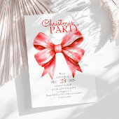 Red Bow kerstfeest Kaart