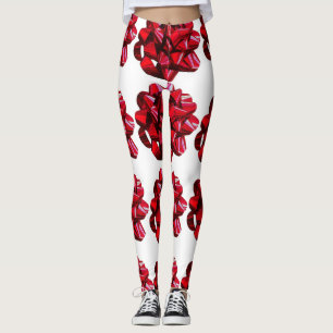 RED BOW-LEGGINGS LEGGINGS