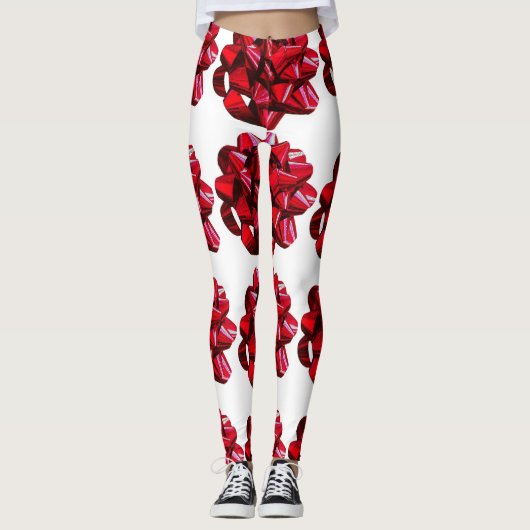 RED BOW-LEGGINGS LEGGINGS (Voorkant)