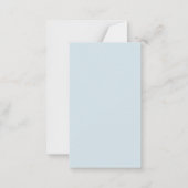 Red Bow Merry Christmas Personalized Note Card  Notitiekaartje (Achterkant)