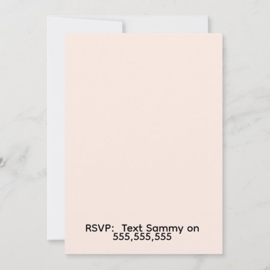 Red Bow Party Invitation | Elegant Ribbon Bow  (Dos)