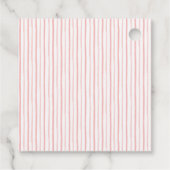 Red Bow | Personalized Valentine’s Day Treat Bedankjes Labels (Achterkant)