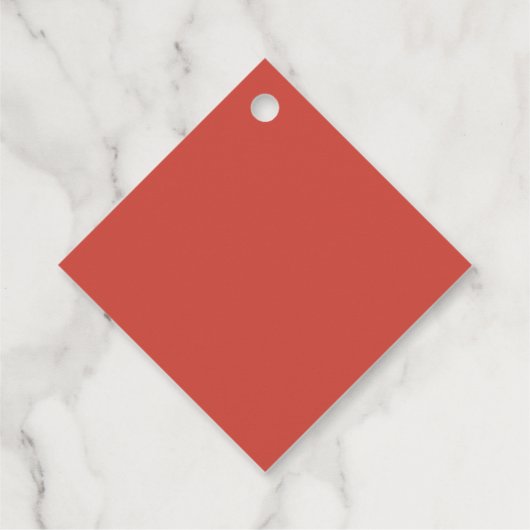 Red bow ribbon Script Familievakantie Bedankjes Labels (Achterkant)