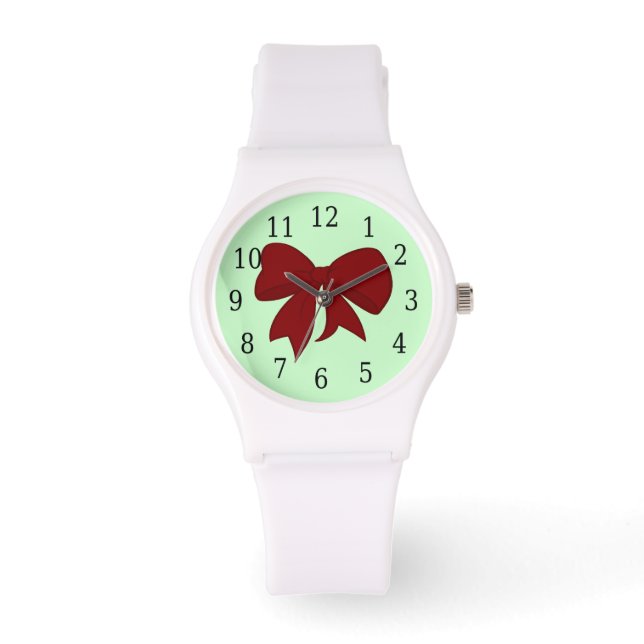 Red Bow Watch Horloge (Voorkant)