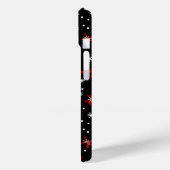 Red Bow Winter Pattern Case-Mate iPhone Case (Achterkant / Links)