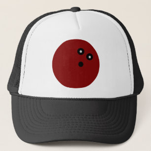 Red Bowling ball Trucker Pet