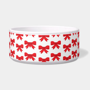 Red Bows Dog Voerbakje
