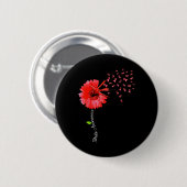 Red Brain Aneurysm Awareness Support Stroke Ronde Button 5,7 Cm (Voorkant /achterkant)