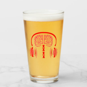 Red Brain Luisteren naar harde muziek Glas
