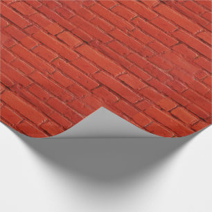 Red Brick Gift Wrap Cadeaupapier