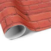 Red Brick Gift Wrap Cadeaupapier (Rol Hoek)