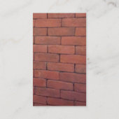 Red Brick Mason Visitekaartjes (Achterkant)