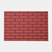 Red Brick Pattern. Deurmat (Voorkant)