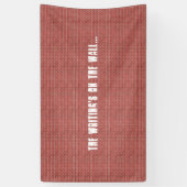Red Brick Wall  banner (Verticaal)