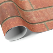 Red Brick Wall Cadeaupapier (Rol Hoek)